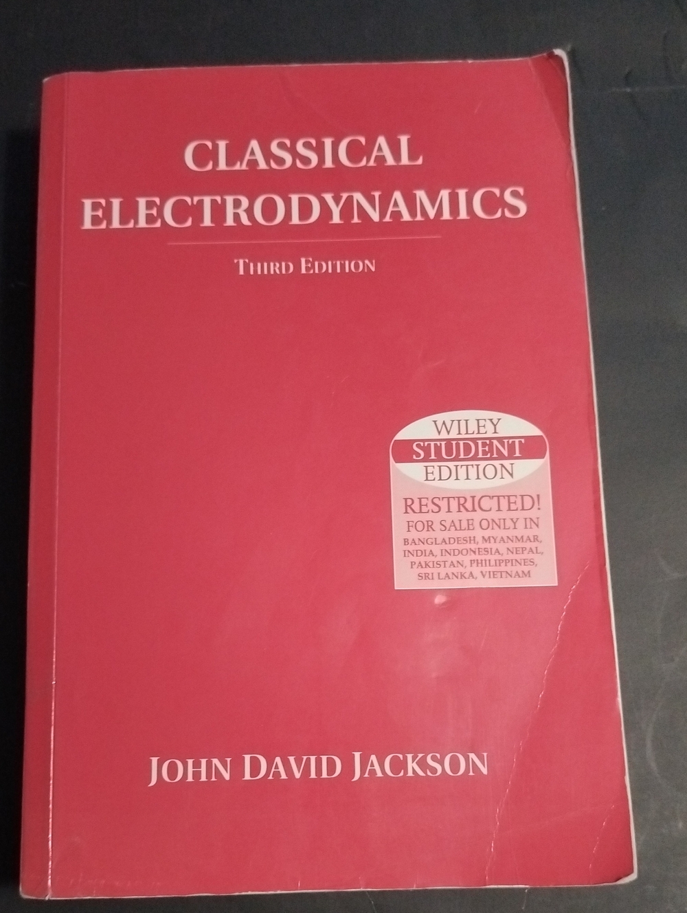 Classical Electrodynamics by John David Jackson - Red Textbook